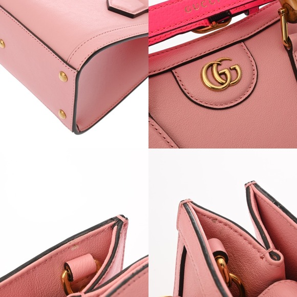Gucci Diana Bag Pink Leather Handbag - Picture 9 of 9